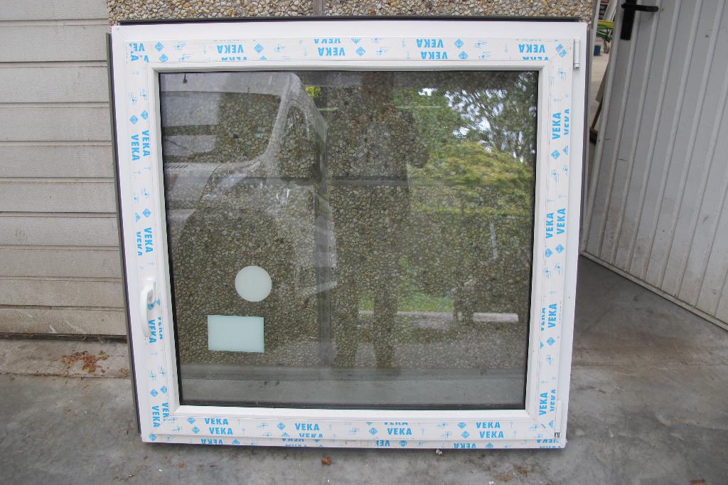 PVC ramen, Ophalen, Gevelraam of Ruit, 80 tot 120 cm, Nieuw