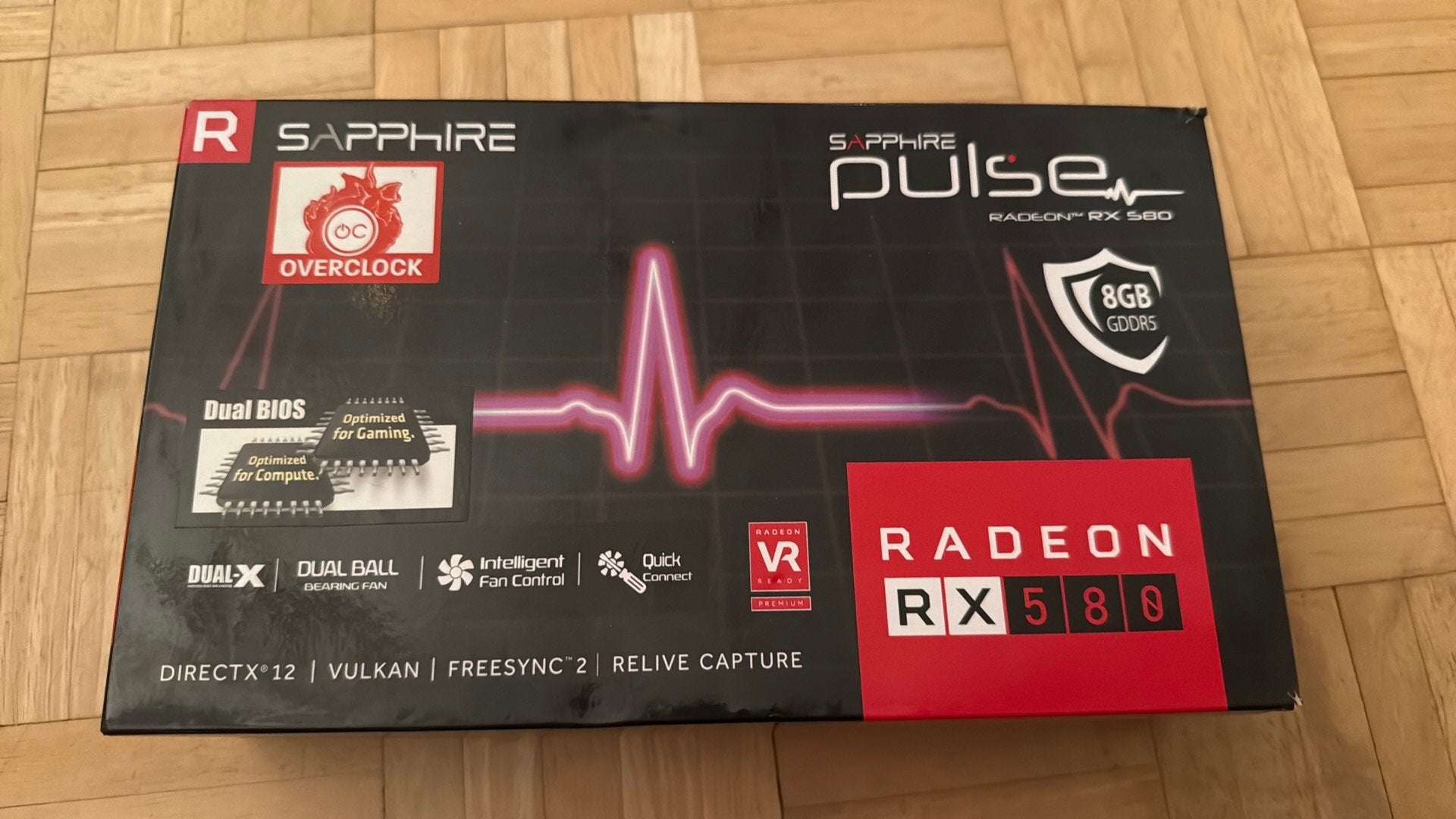 Sapphire RADEON RX 580 8GB GDDR5 PULSE, Computers en Software, Ophalen of Verzenden, GDDR5, AMD, PCI
