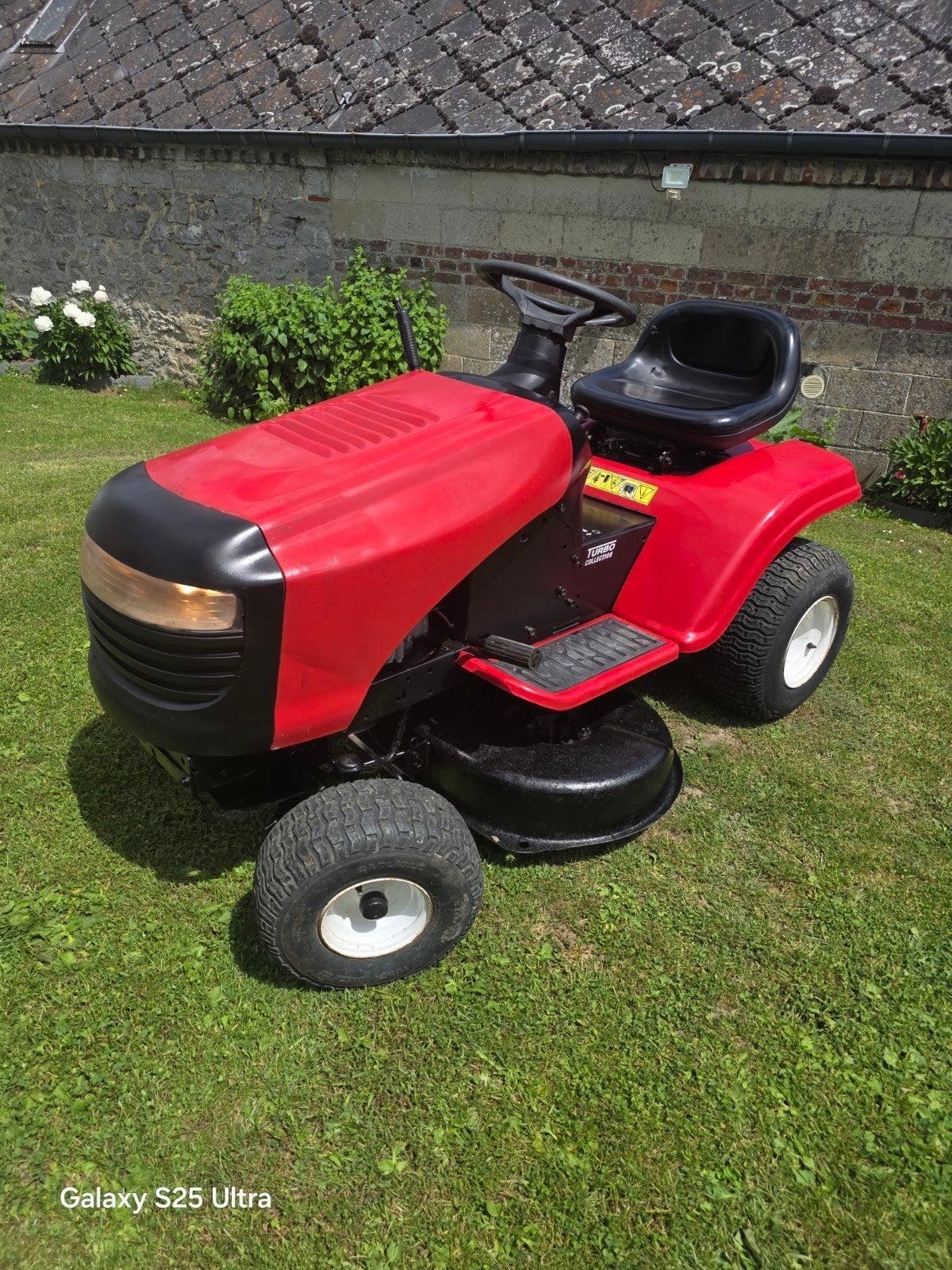 Tracteur tondeuse, Enlèvement, Vitesses