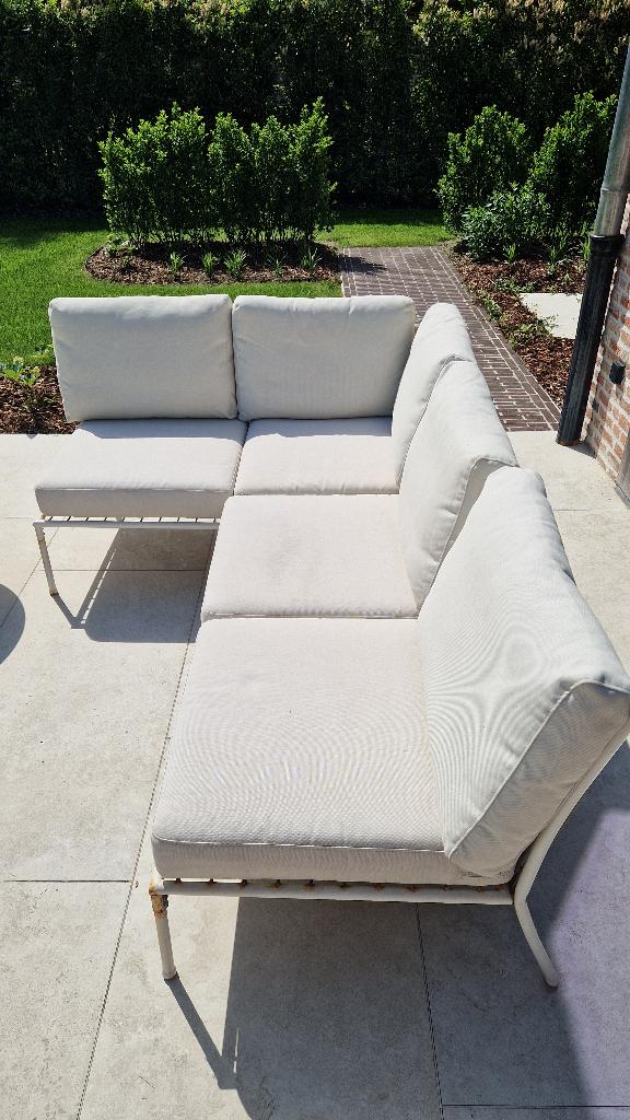 Lounge set, Tuin en Terras, Tuinsets en Loungesets, Ophalen, Gebruikt, 3 zitplaatsen, Bank