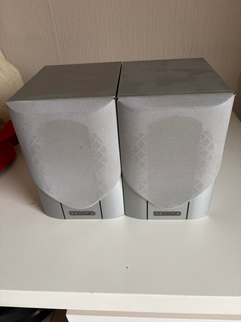 Mission M30i, Gebruikt, 60 tot 120 watt, Front, Rear of Stereo speakers, Ophalen