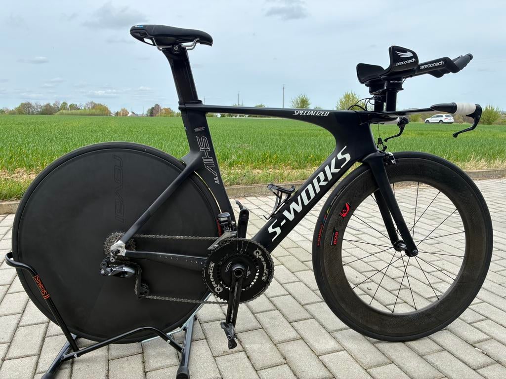 Specialized S-Works Shiv TT — CLM carbonfiets — maat 56, Fietsen en Brommers, Fietsen | Racefietsen, Zo goed als nieuw, Heren