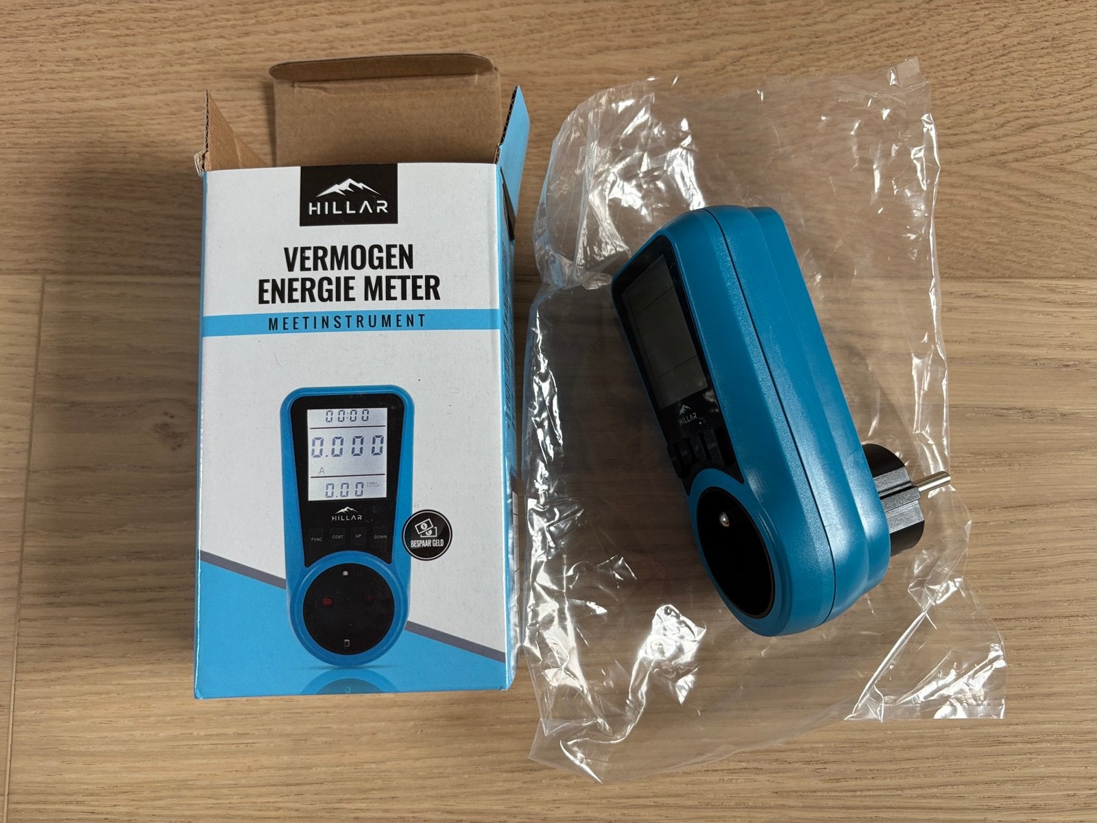 Energiemeter / vermogenmeter (Hillar), Ophalen of Verzenden, Zo goed als nieuw, Elektriciteit