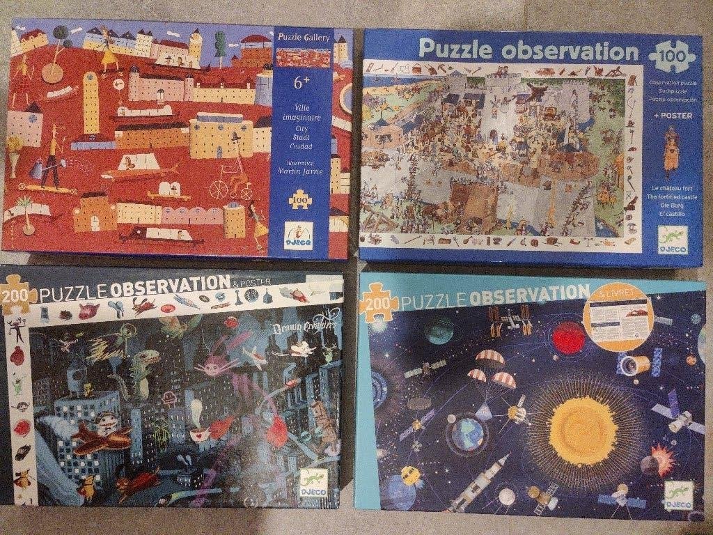Puzzle Djeco 100-200, Enlèvement