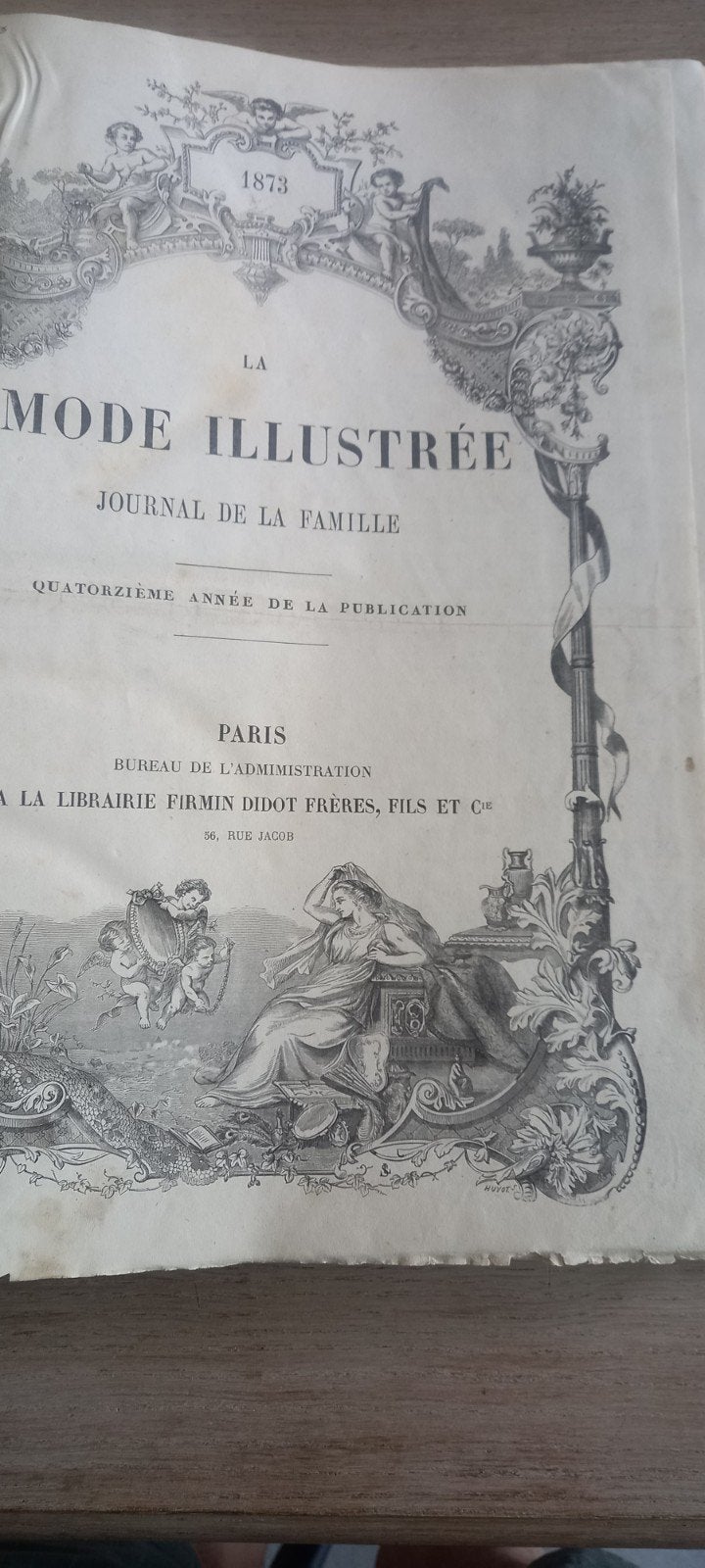 livre de mode très ancien: 1873., Livres, Mode, Enlèvement
