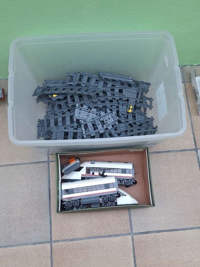 Lego Trein 60051 met 25+ sporen, Inclusief extra onderdelen, Lego, Overige typen, Ophalen of Verzenden