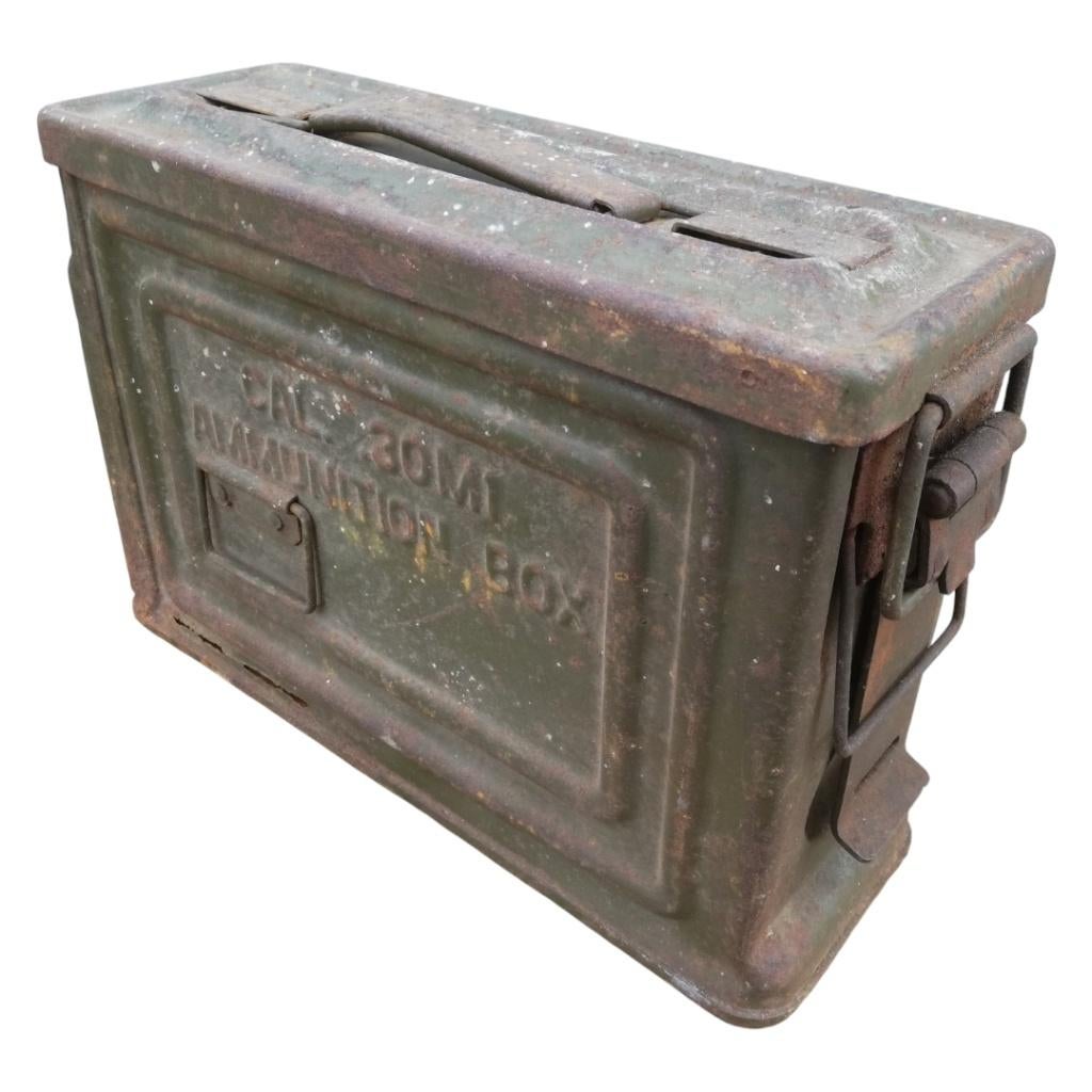 Armée américaine - Boîte de munitions M2 de calibre 30, Collections, Enlèvement ou Envoi, Armée de terre, Caisse ou Géocache
