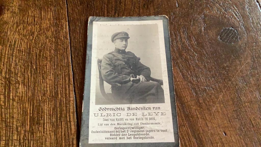 Victime de guerre 1918 Dendermonde Nieuwpoort, Enlèvement ou Envoi