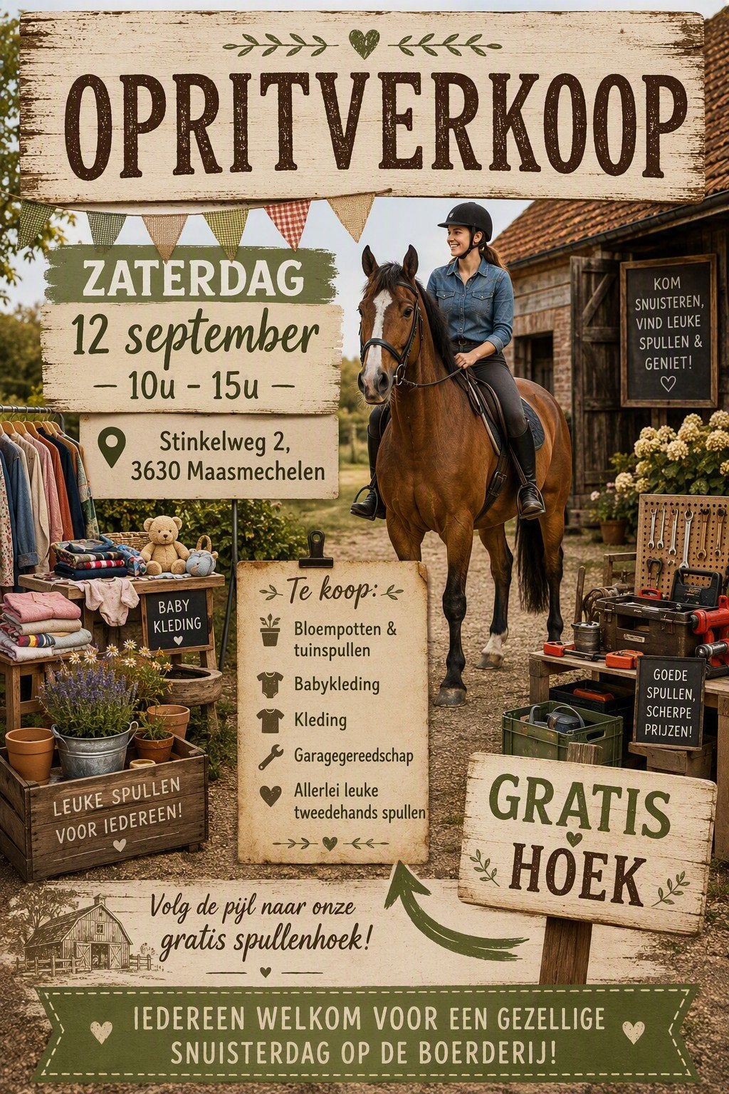 Opritverkoop, Ophalen