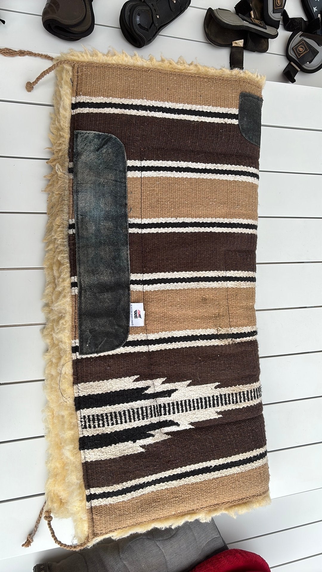 Western Import zadelpad, Dieren en Toebehoren, Gebruikt, Overige merken, Zadelpad, Wol