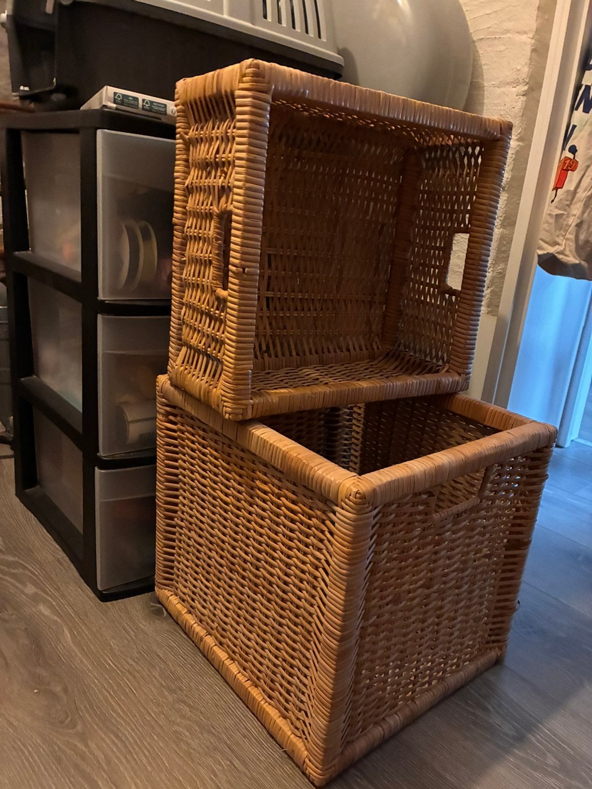 Caisses en bois de rangement – style naturel, Maison & Meubles, Accessoires pour la Maison | Peintures, Dessins & Photos, Enlèvement