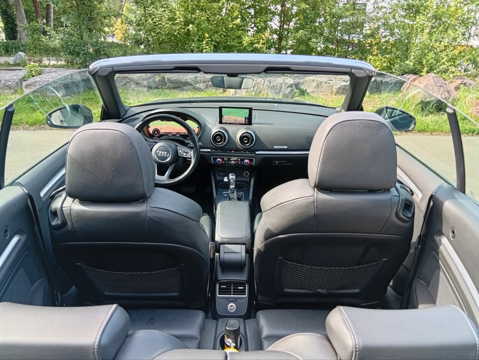 Audi A3 cabriolet s-line, Autos, Audi, Cuir, Argent ou Gris, Achat, Euro 6