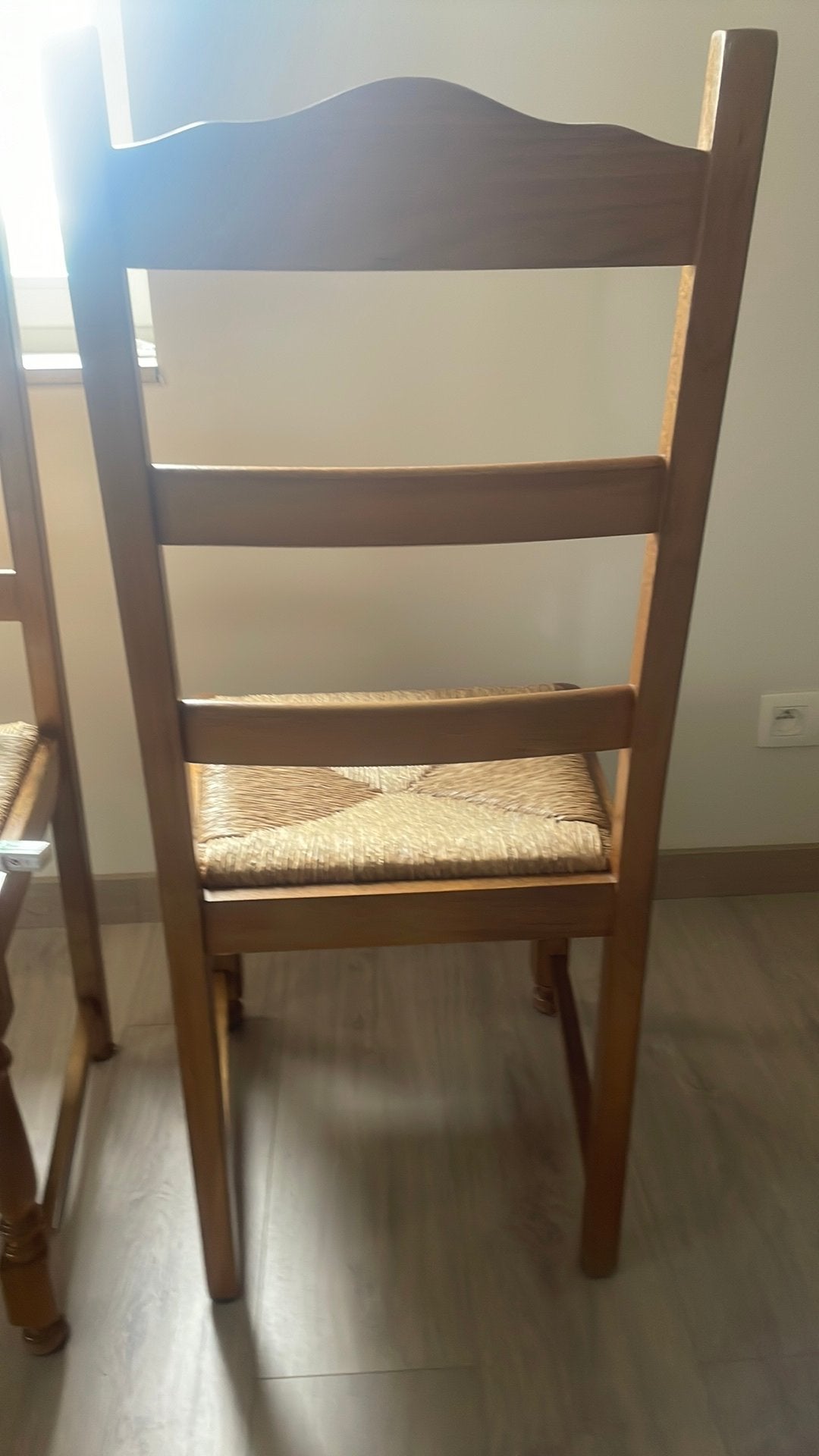Eiken stoelen, 4 stuks., Ophalen, Zo goed als nieuw