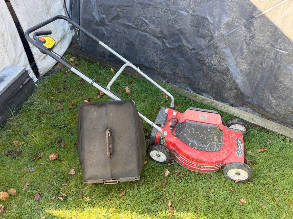 Grasmachine elektrisch, Enlèvement, Utilisé, Tondeuses à gazon électriques, Sac de ramassage