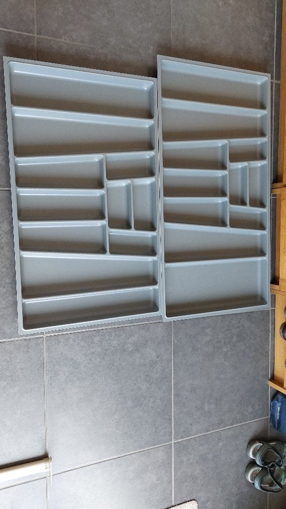 GRIJZE BESTEKSCHEIDER, Ophalen, Zo goed als nieuw, Overige materialen