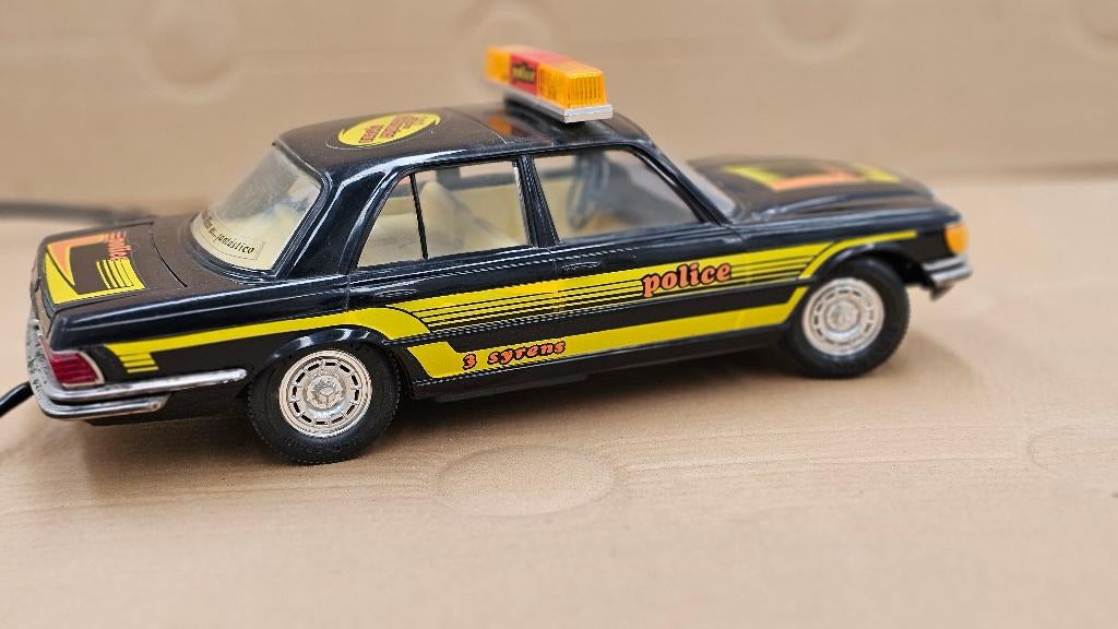 Vintage Pico - made in Spain - Police Mercedes-Benz - 45 cm, Kinderen en Baby's, Speelgoed |Speelgoedvoertuigen, Ophalen of Verzenden