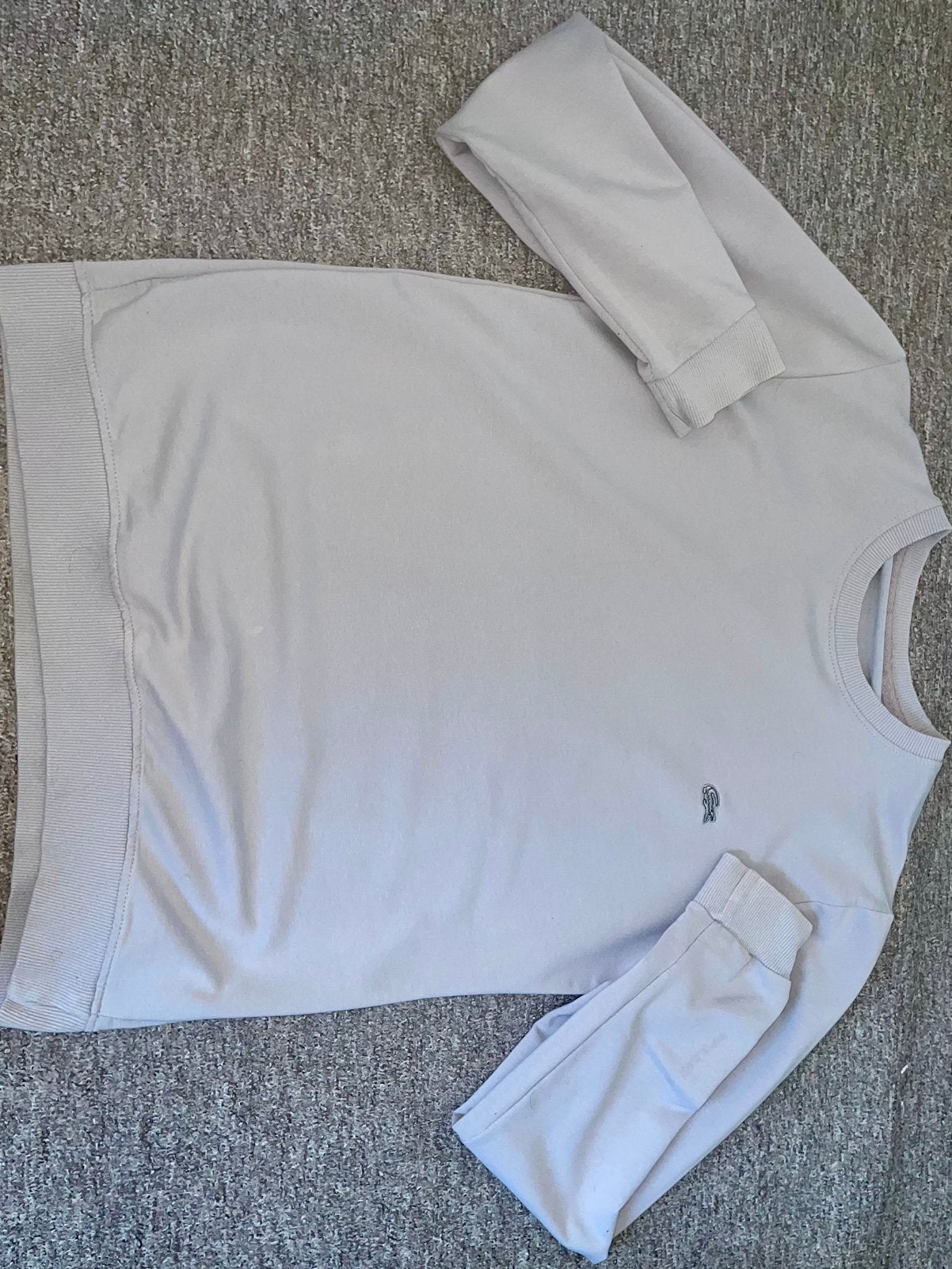 Lacoste trui, Ophalen, Zo goed als nieuw, Maat 46 (S) of kleiner, Grijs