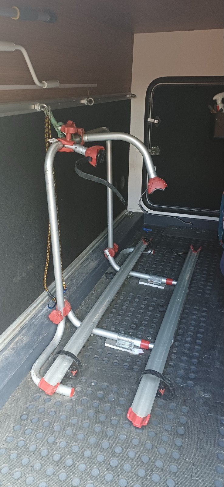 porte velo Fiamma pour soute camping car, Caravanes & Camping, Enlèvement, Utilisé