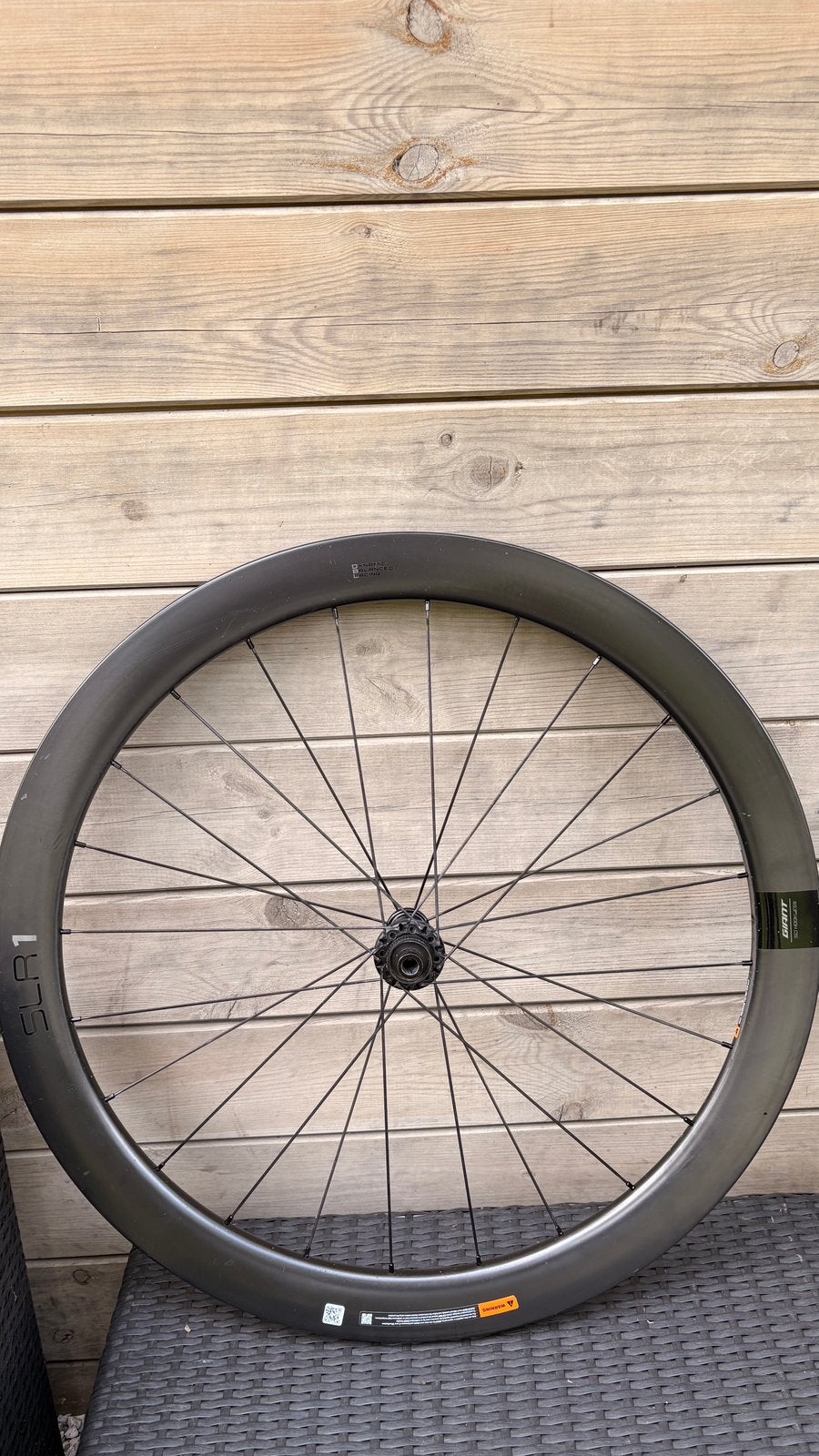 Giant slr 1 wielset, Vélos & Vélomoteurs, Vélos Pièces, Enlèvement, Comme neuf, Carbone