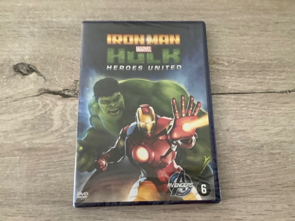 Marvel Avengers DVD Iron-Man & Hulk (Nieuw), Europees, Tekenfilm, Ophalen of Verzenden, Vanaf 6 jaar