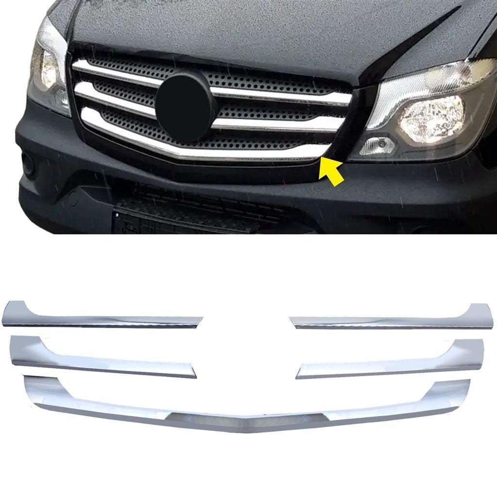 Chrome Sierstrip Grill Voor Mercedes Sprinter W906, Verzenden