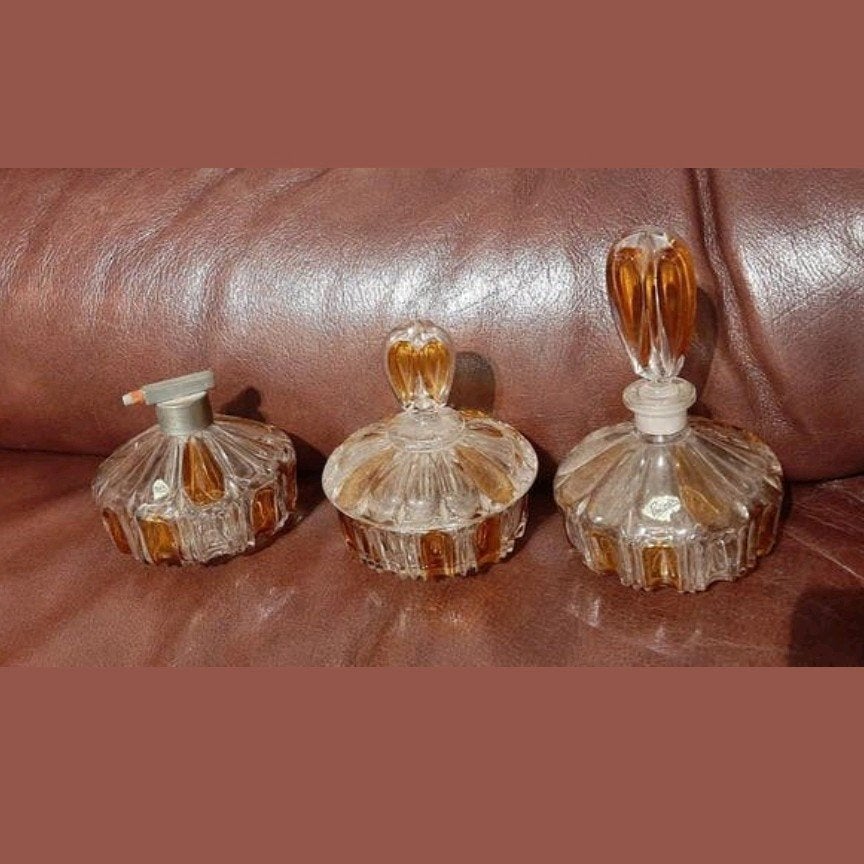 Vintage Parfumflesjes Set jaren 40´60, Ophalen of Verzenden
