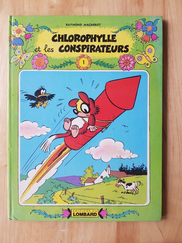 BD Chlorophylle et les Conspirateurs (édition de 1984), Livres, Une BD, Enlèvement, Raymond Macherot