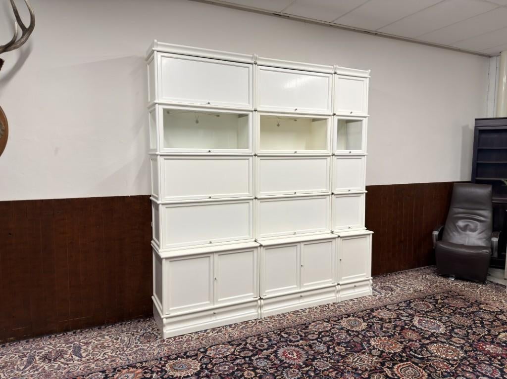 Originele Globe Wernicke Engelse Boekenkast Wit, Antiek en Kunst, Ophalen