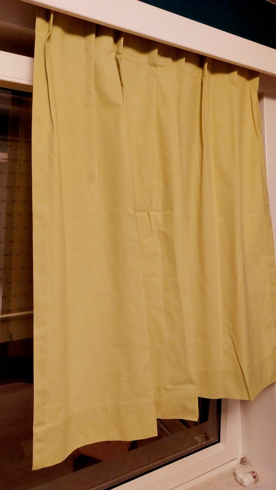 rideaux de fenêtre 114x140cm, Maison & Meubles, Enlèvement ou Envoi, Jaune, 140 cm, 114 cm