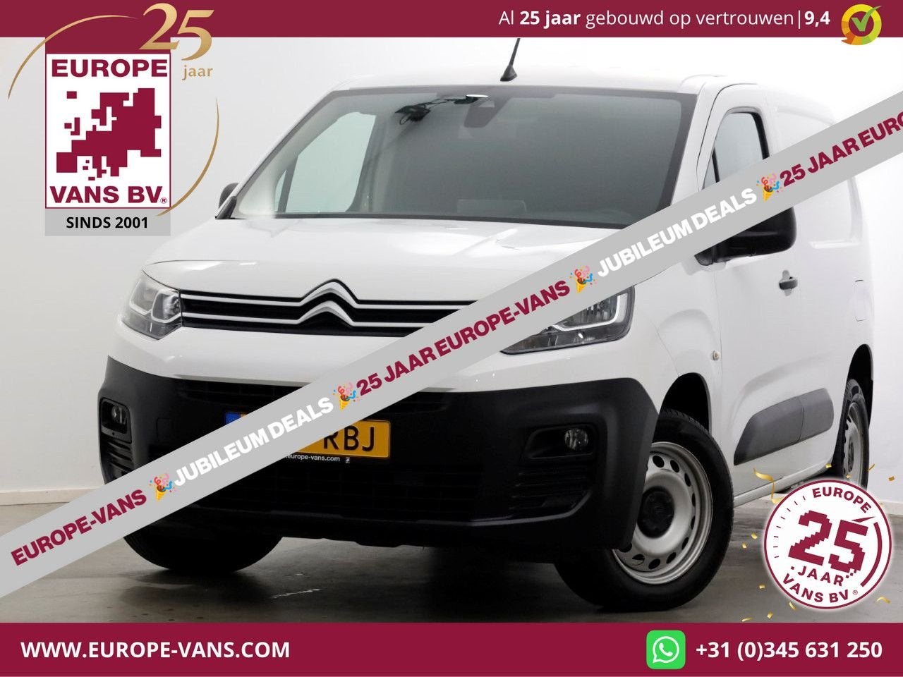 Citroën Berlingo 1.2 PureTech 110pk Benzine Automaat Airco/N, Entreprise, Citroën, Carnet d'entretien, Automatique