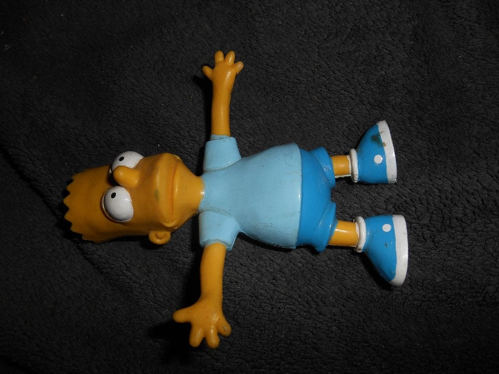 Bart Simpson flexible +-11cm, Collections, Enlèvement ou Envoi