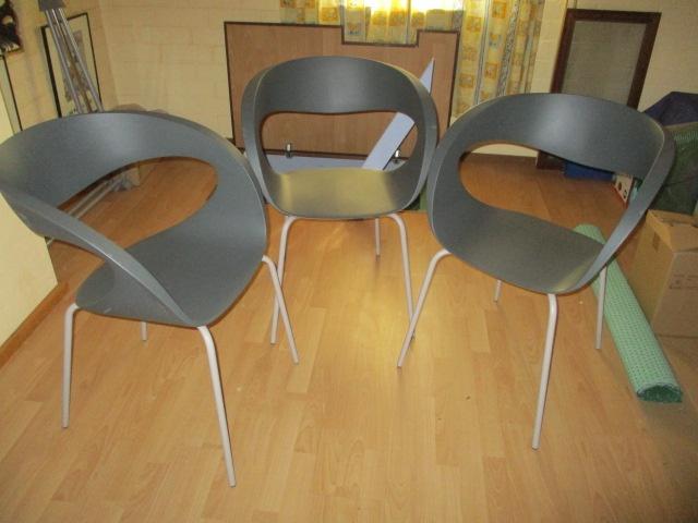 Design tuinstoelen MIDJ, Tuin en Terras, Ophalen, Gebruikt, Stapelbaar