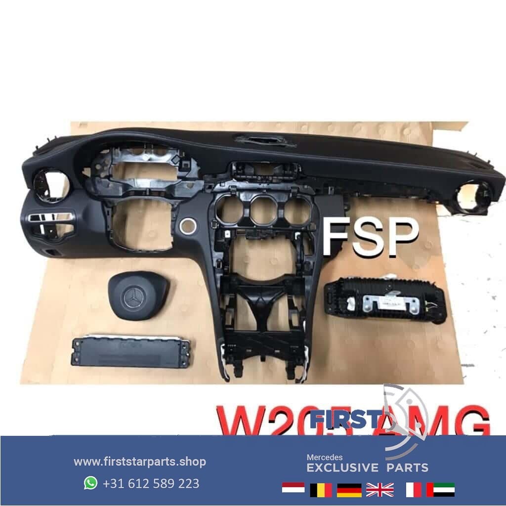 W205 C205 S205 dashboard airbag set Mercedes C Klasse leer A, Utilisé, -, -, Enlèvement ou Envoi