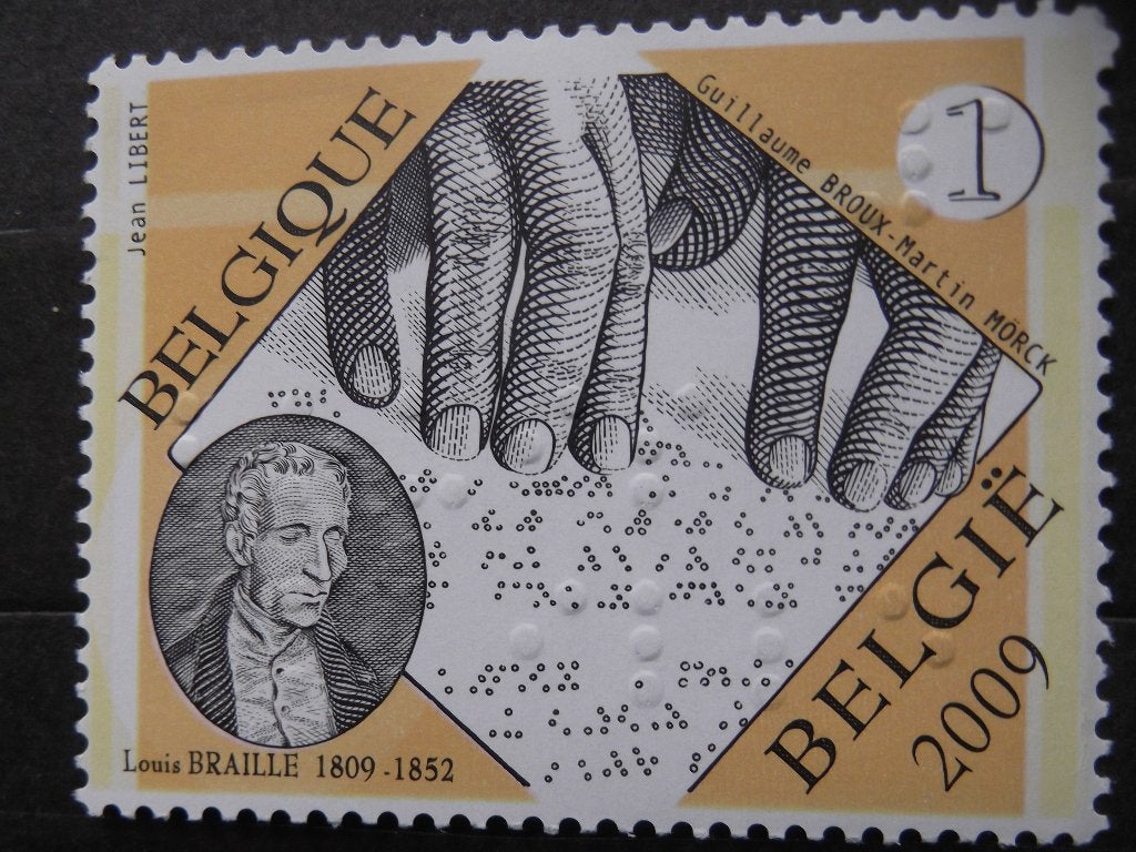3879 Braille MNH, Ophalen of Verzenden, Postfris, Frankeerzegel