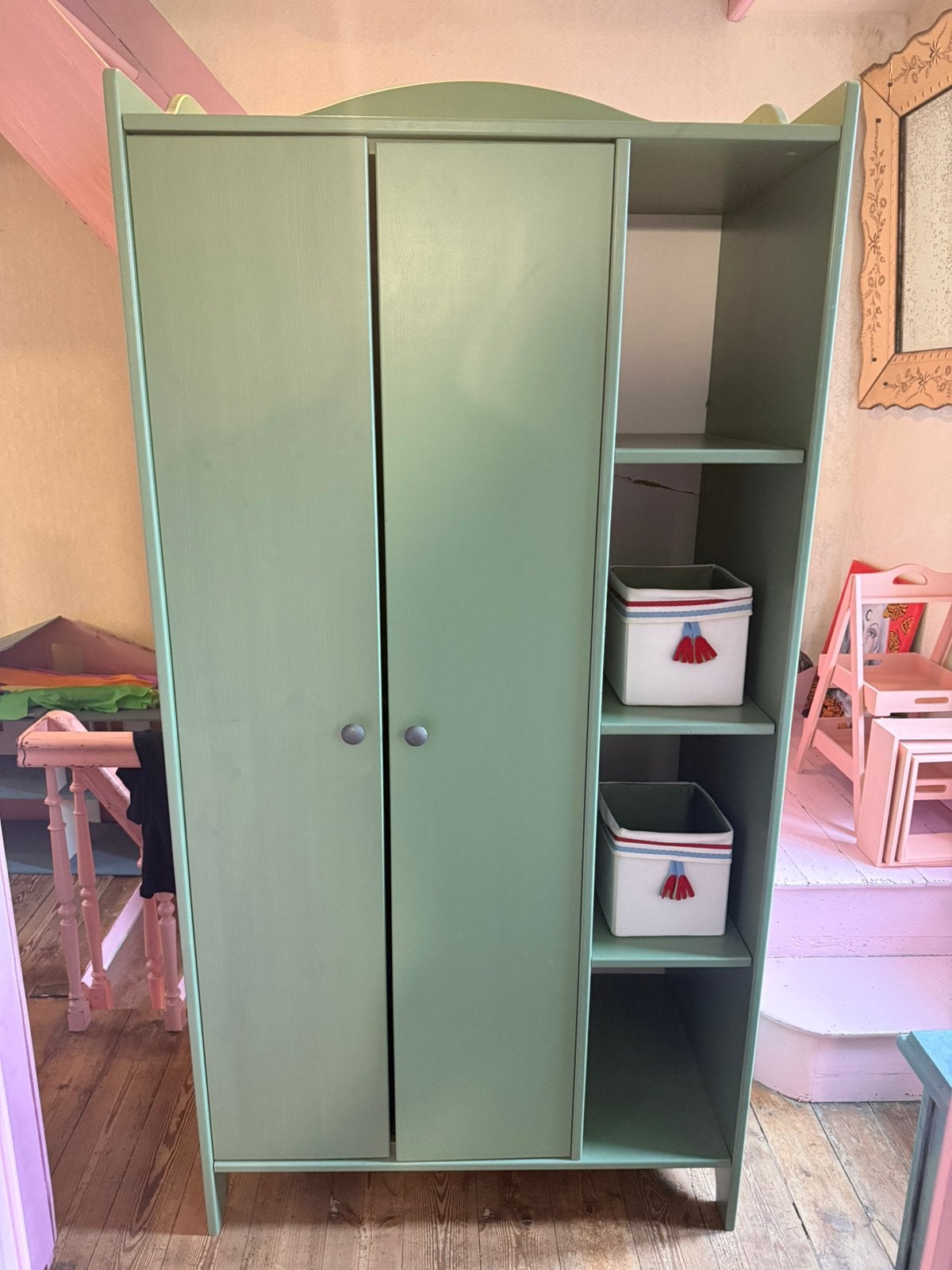 Groene ikea kleerkast, Ophalen, Zo goed als nieuw