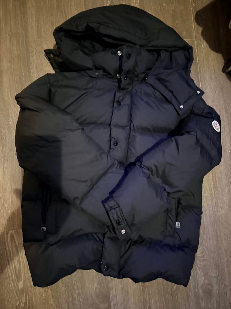 Moncler maya, Ophalen, Gedragen, Maat 48/50 (M), Zwart