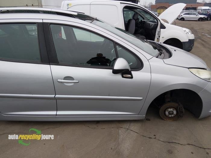 Portière 4portes avant droite d'un Peugeot 207 (EZR), -, -, 3 mois de garantie, Utilisé