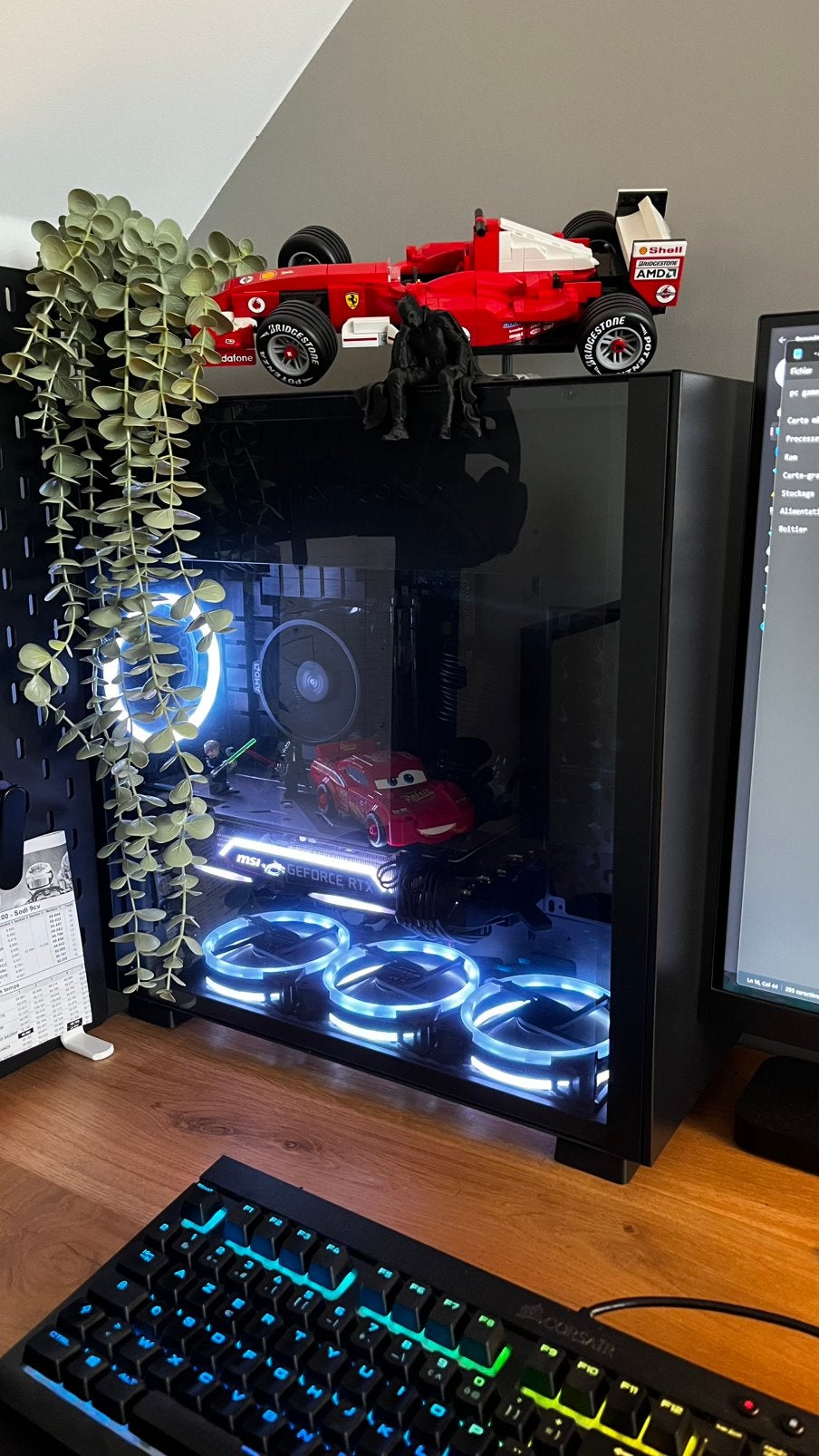 Pc gamer rtx 2080 ryzen 5 16gb ram ddr5, Comme neuf, Enlèvement, Gaming, SSD