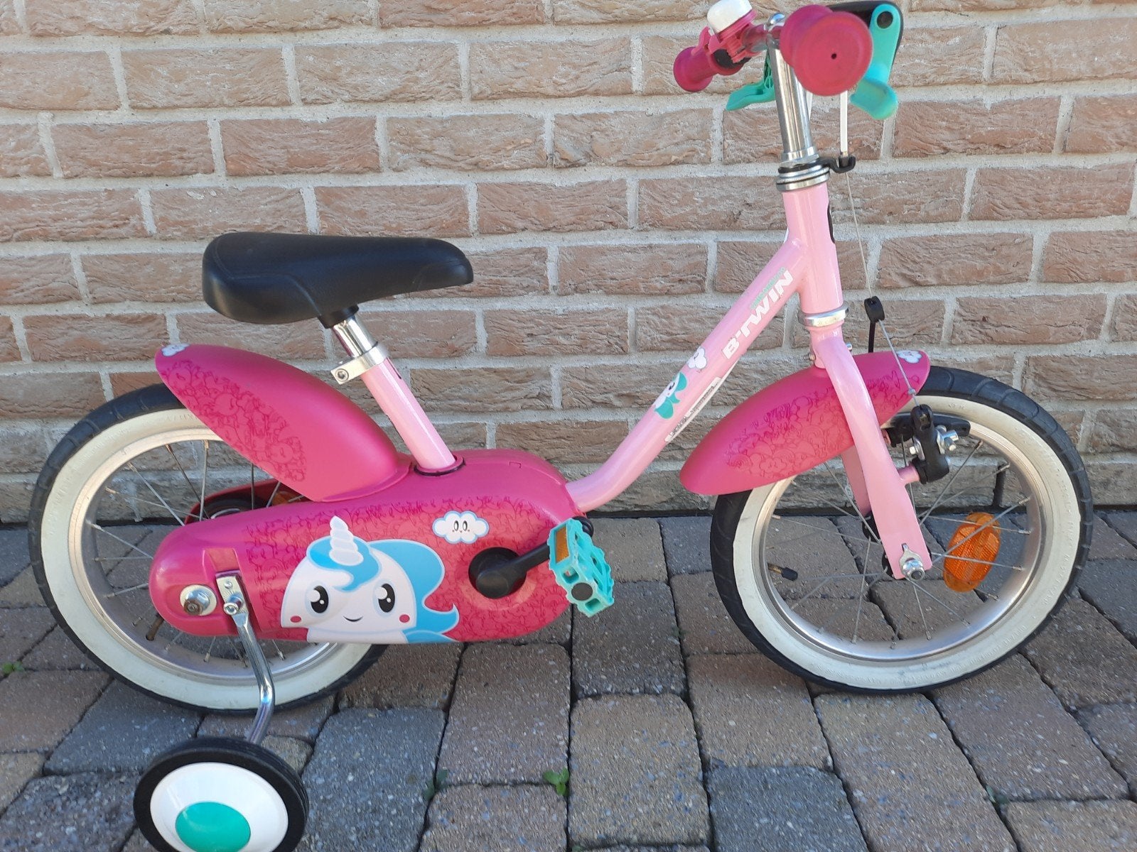 Eerste fietsje, Ophalen, Zijwieltjes