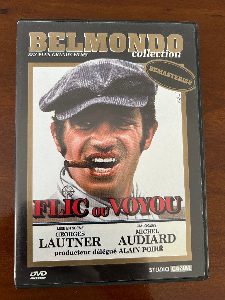 Flic ou voyou - DVD - Belmondo, Galabru, Marie Laforêt, Enlèvement, Comme neuf, Français, Français