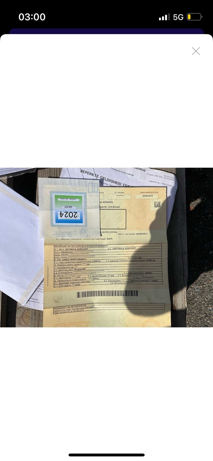 Dieplader gheysens en verpoort 1994, Particulier, Aanhangers en Opleggers, Te koop, BTW verrekenbaar