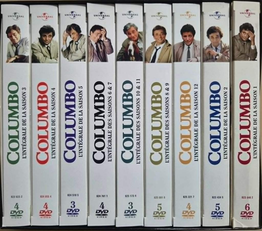 Intégrale de la série Columbo en DVD, CD & DVD, DVD | TV & Séries télévisées, Série complète, Comme neuf, Enlèvement, Crime