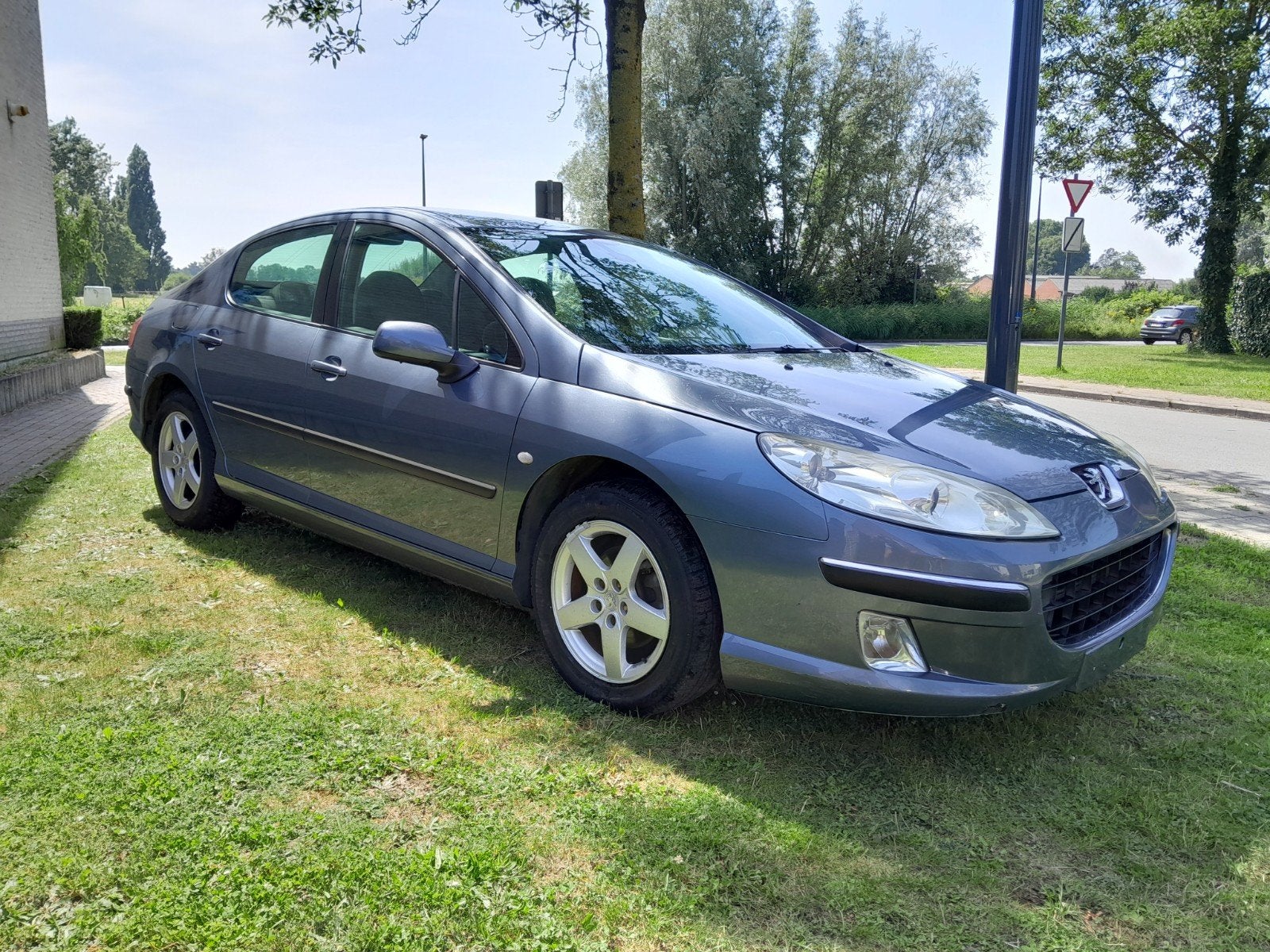 Peugeot 407 2.0i Benzine Manueel – Zeer nette staat, Auto's, Grijs, Particulier, Euro 4, Mistlampen