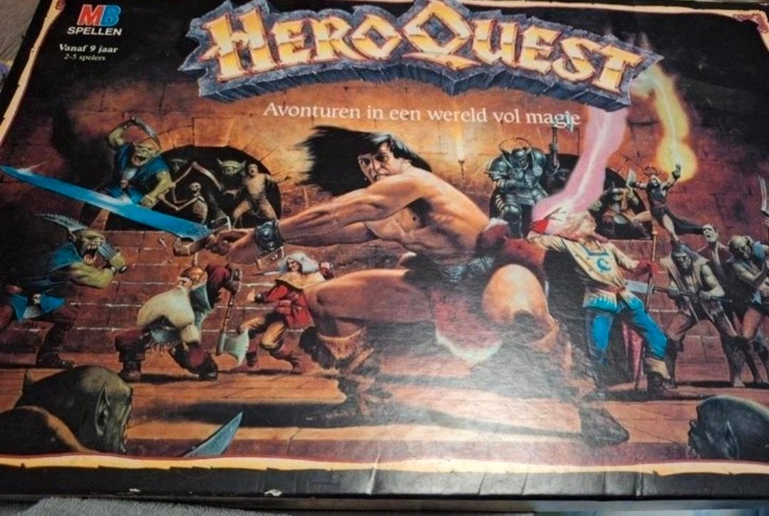 Vintage bordspel heroquest, Hobby en Vrije tijd, Ophalen of Verzenden