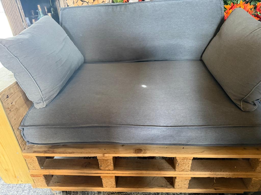 Pallet bank, Gebruikt, Loungeset, Bank, Hout