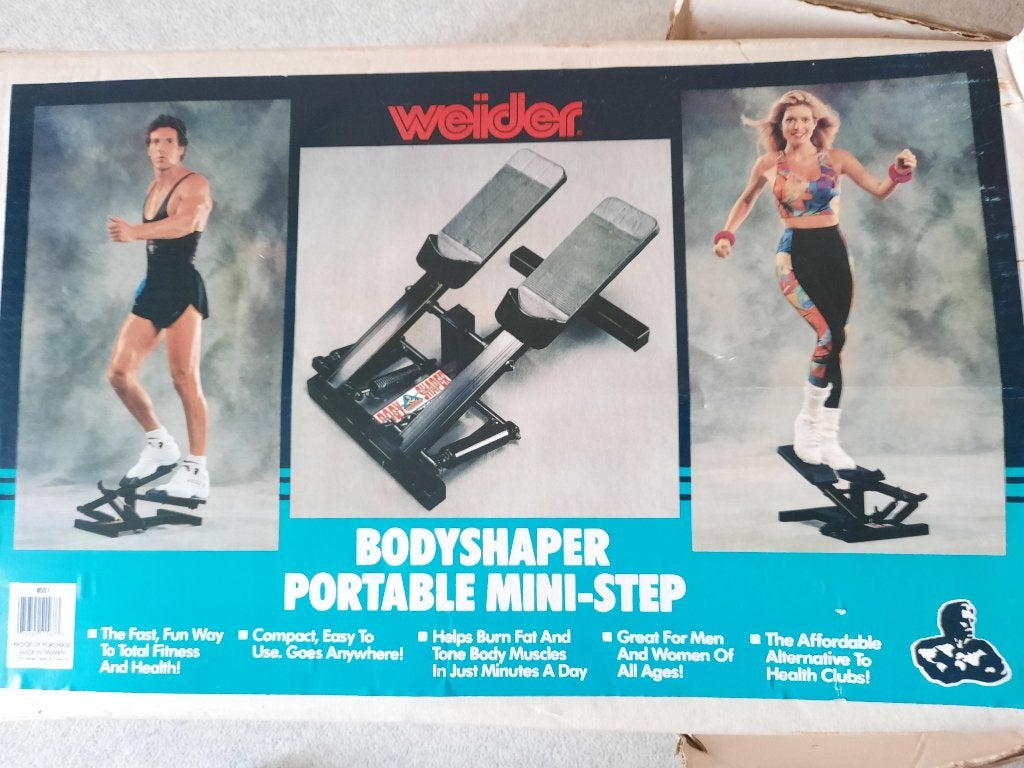 Mini stepper Weider in zeer goede staat, Sports & Fitness, Jambes, Comme neuf, Enlèvement, Métal