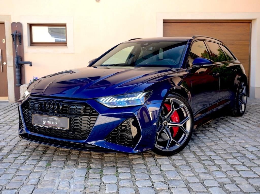 Audi RS6 Avant Performance/Laser/Échappement sport/Attelage, Autos, Cuir, Achat, 3996 cm³, Euro 6