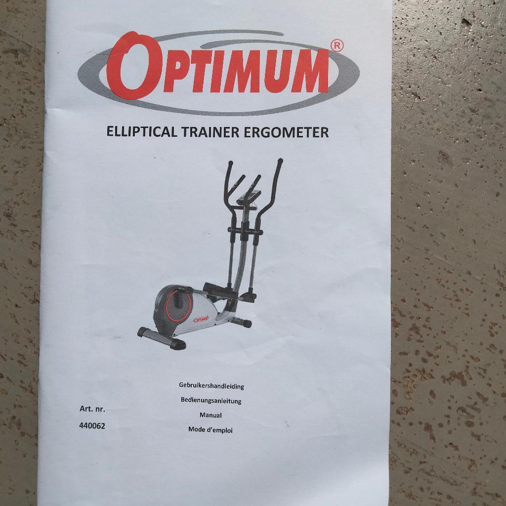 Optimum cross trainer, Ophalen, Gebruikt