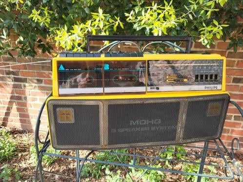 Philips D8304 "Moving Sound" Boombox – Jaren '80 Icoon, Ophalen of Verzenden