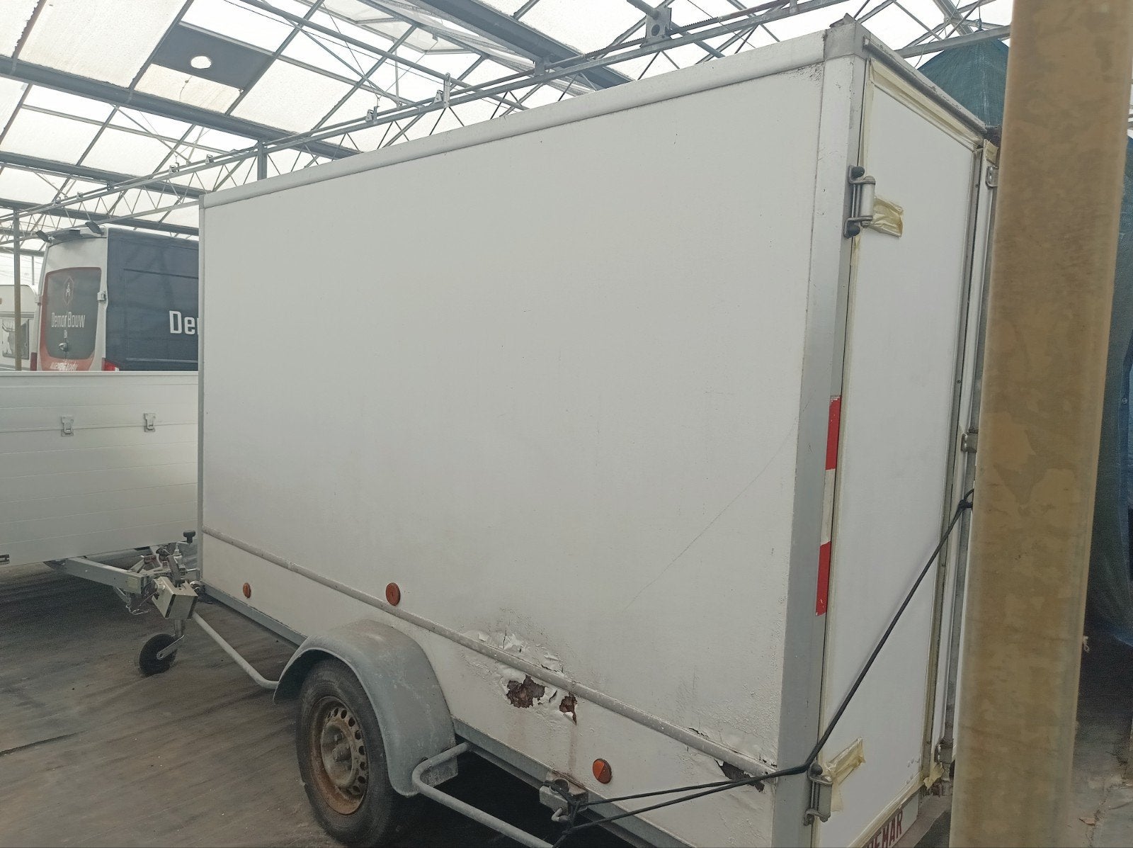 Aanhangwagen met werk aan., Auto diversen, Aanhangers en Bagagewagens, Ophalen